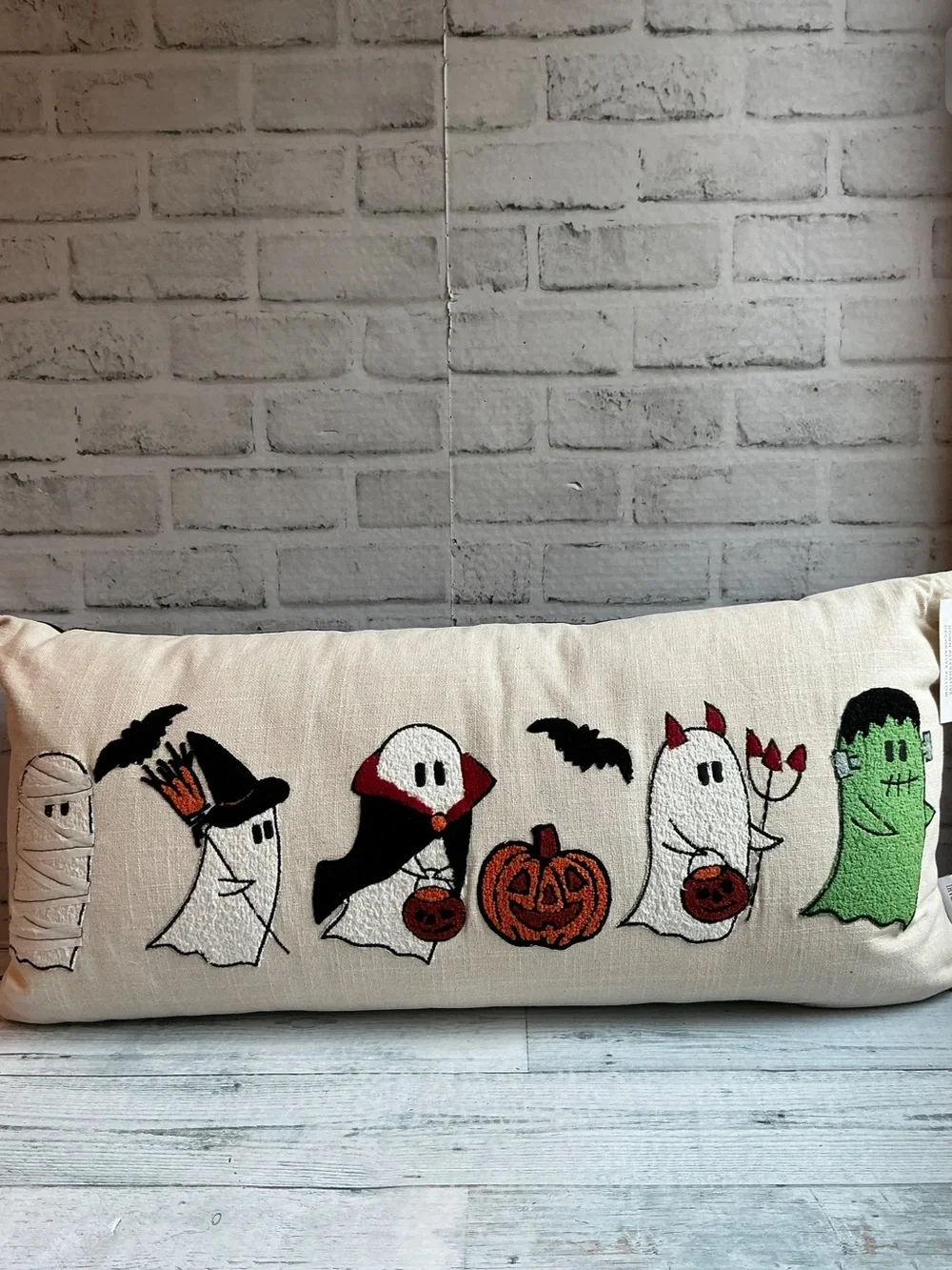 Isaac Mizrahi New York Ghost Costume Throw Pillow - 14x30